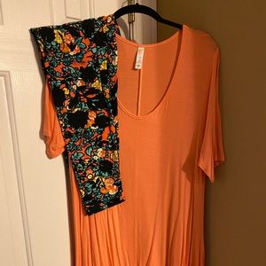 Lularoe xl perfect and matching leggings